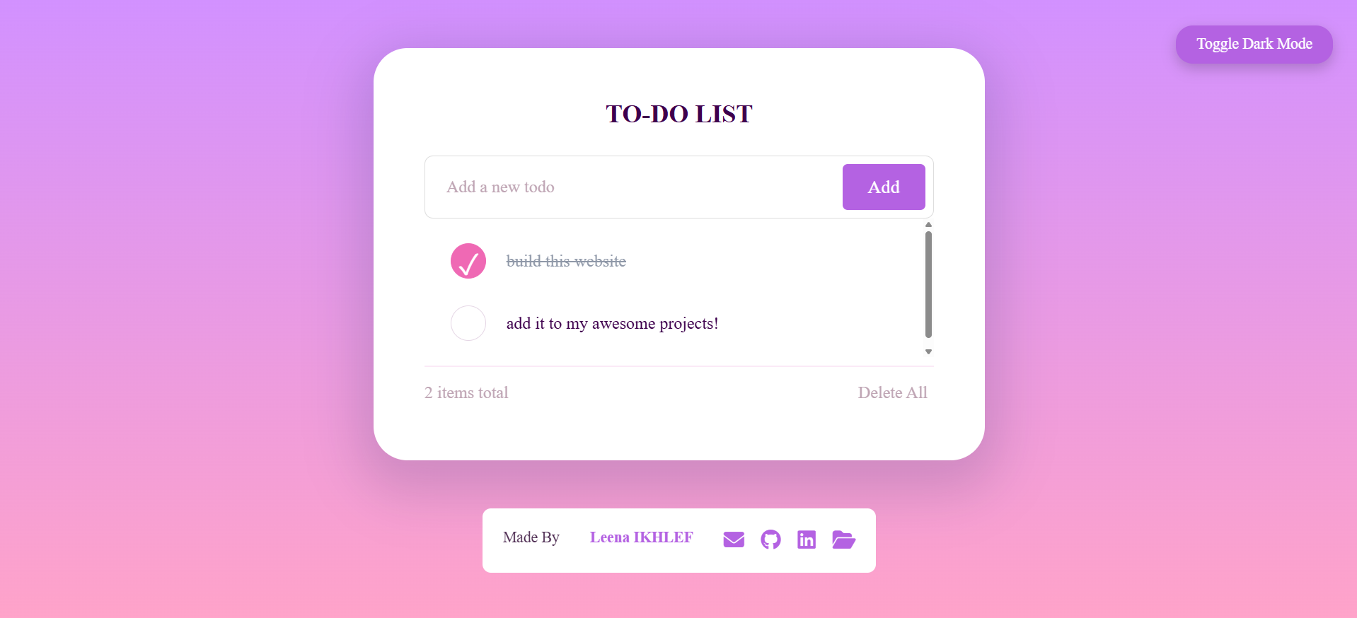 To-Do List App Preview